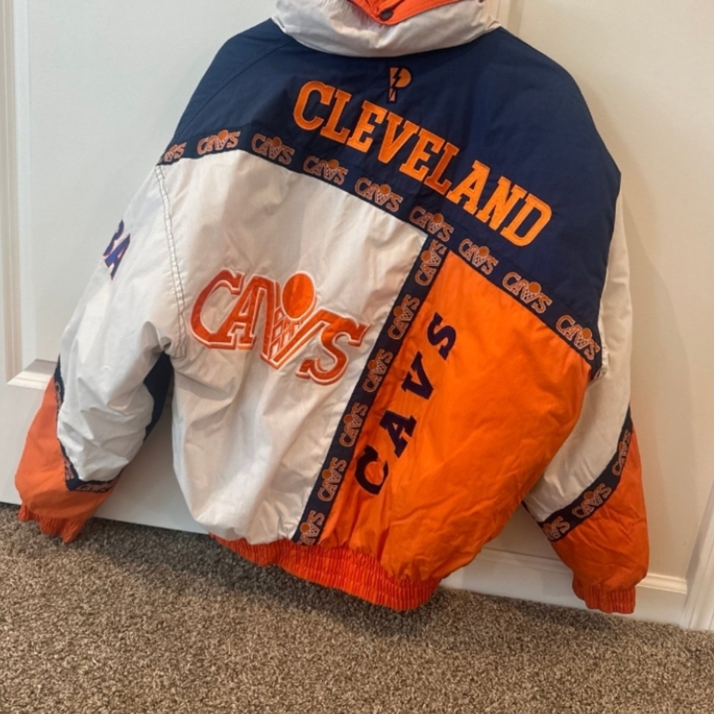 Pro Player Blue and Orange Varsity Jacket - Picture 2 of 9